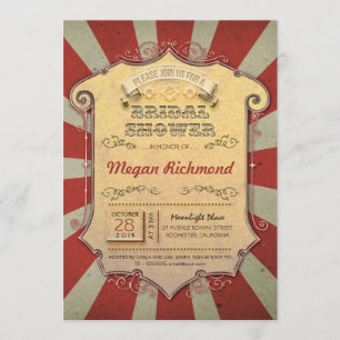 carnival bridal shower invitations