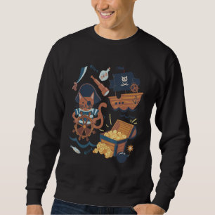 Carnival Cat Pirate Outfit Toddler Arr Sweatshirt
