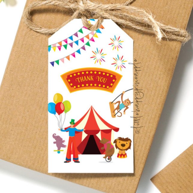 Carnival Circus Gift Tag (Creator Uploaded)
