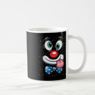 Carnival Clown Face Circus Costume Kids Men Women Coffee Mug