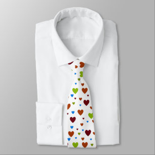 Carnival Dancing Hearts Tie