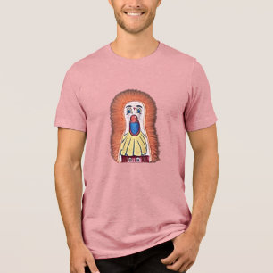 Carnival Down-A-Clown Game - Retro Clown Tri-Blend Shirt