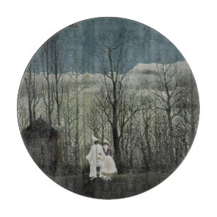 Carnival Evening, Henri Rousseau oil painting 1886 Cutting Board