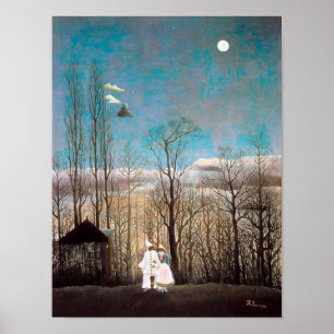Carnival Evening, Rousseau Poster