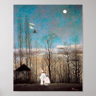 Carnival Evening, Rousseau Poster
