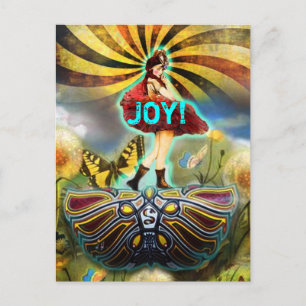 Carnival Fairy Postcard