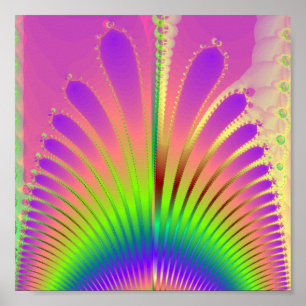 Carnival Feathers Poster