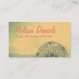 Carnival Ferris Wheel Business Cards