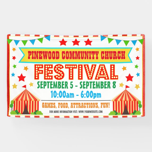 Carnival Festival Banner (Horizontal)