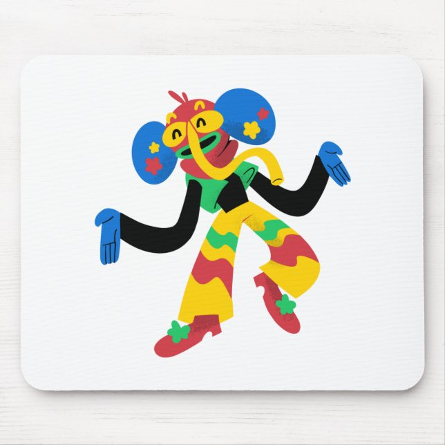 Carnival Festival Theme cute Design Mouse Pad (Front)
