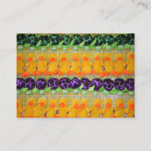 Carnival Game Plush Duck Turtle Toy Prizes Animals Business Card