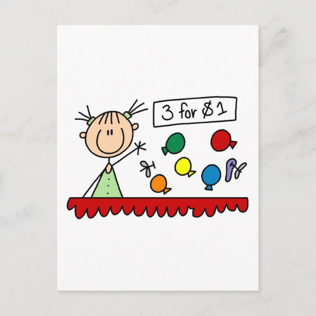 Carnival Games T-shirts and Gifts Postcard (Front)