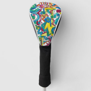 Carnival-Hand Painted Abstract Art Golf Head Cover