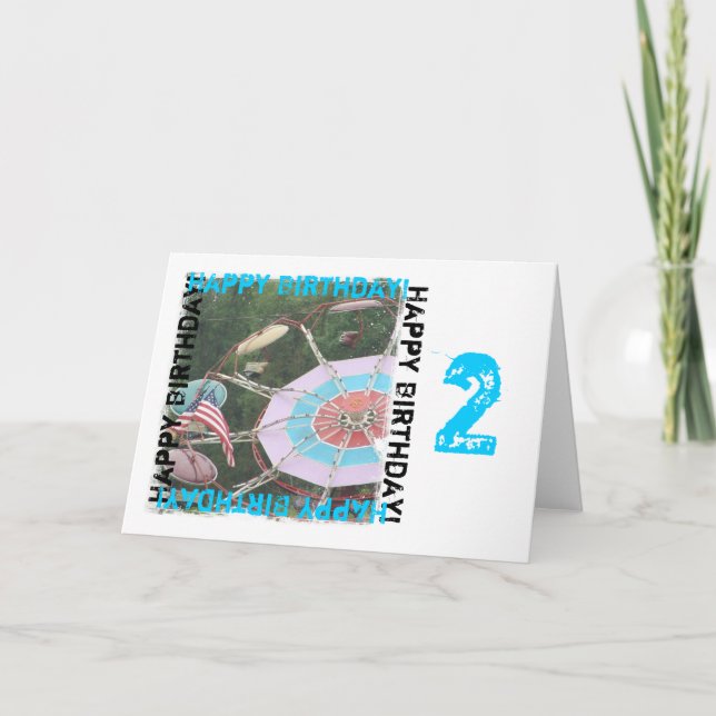 Carnival, Happy Birthday! Card (Front)