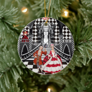 Carnival in a Magical land Ceramic Ornament