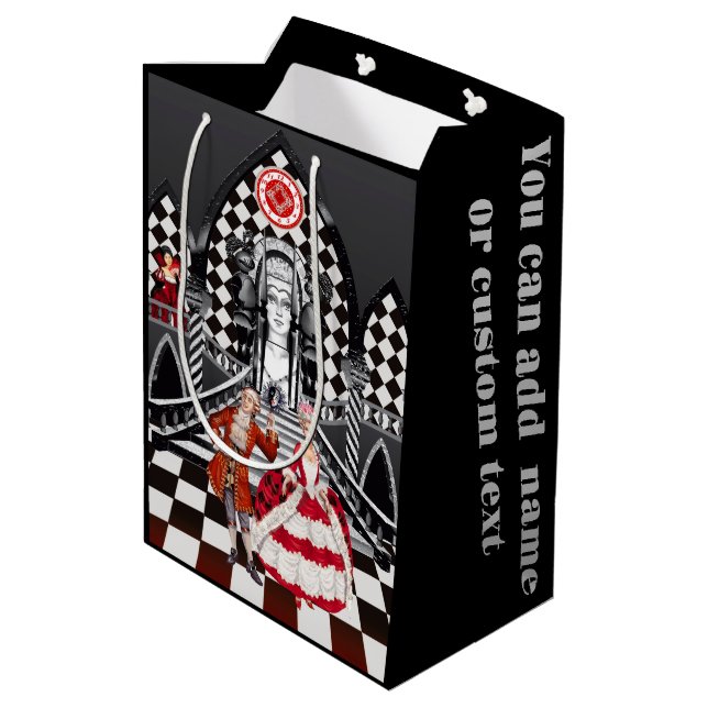 Carnival in a Magical land Medium Gift Bag (Back Angled)