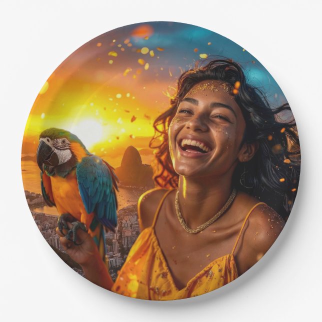 CARNIVAL IN RIO PAPER PLATE (Front)