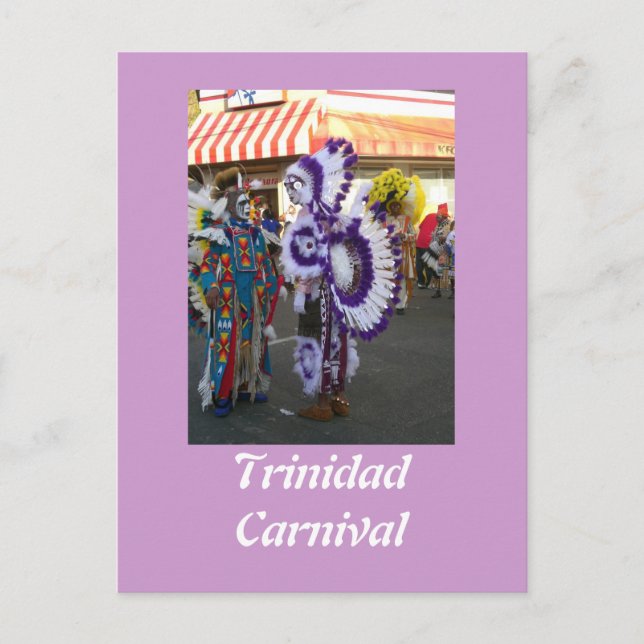 Carnival in Trinidad Postcard (Front)
