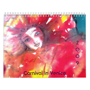 Carnival in Venice 2009 Calendar