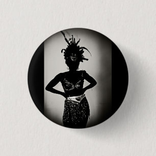 carnival is a b**** 3 cm round badge