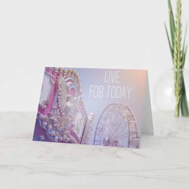 Carnival | Live For Today Greeting Card (Front)