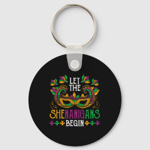 Carnival Lover Gift Idea Celebration Mardi Gras Key Ring