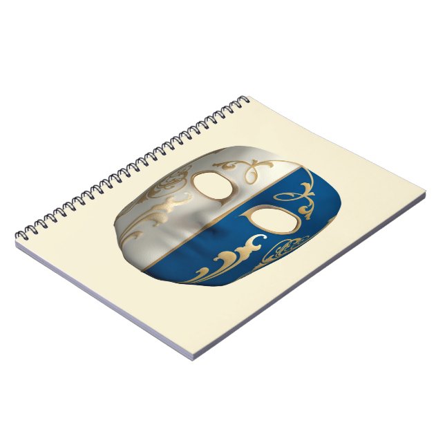 Carnival Mask Notebook (Left Side)