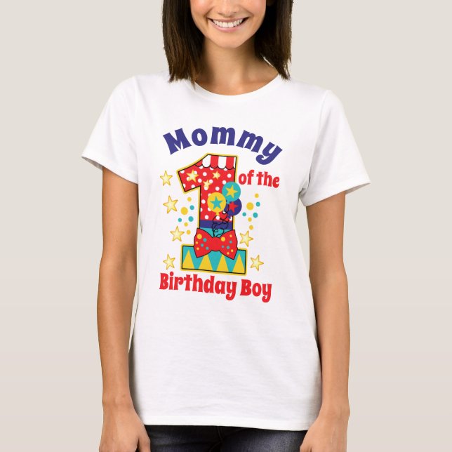 Carnival Mummy of the First Birthday Boy T-Shirt (Front)