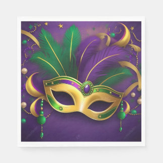 Carnival Napkins - Mardi Gras Festival