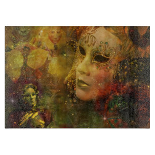 Carnival - New Orleans Mardi Gras Splendour Cutting Board