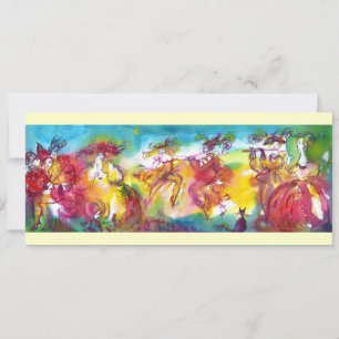 CARNIVAL NIGHT cream Invitation