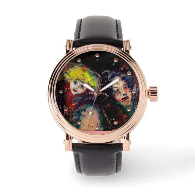 CARNIVAL NIGHT IN VENICE Venetian Masquerade Masks Watch (Front)