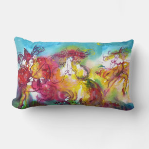 CARNIVAL NIGHT / Venetian Masquerade,Dance Music Lumbar Cushion