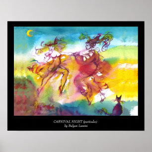 CARNIVAL NIGHT / Venetian Masquerade,,Dance Music Poster