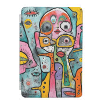 "Carnival of Faces" iPad Smart Cover by DAKimage