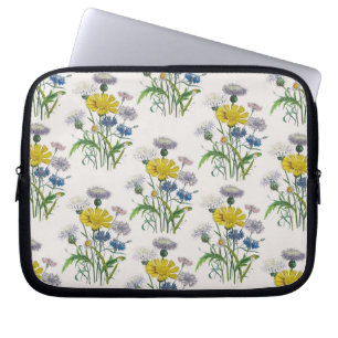 Carnival of flowers laptop sleeve