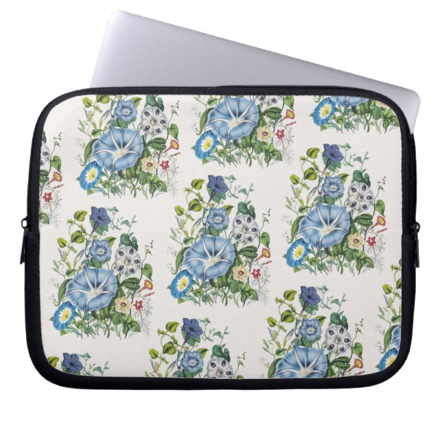 Carnival of flowers laptop sleeve (Front)
