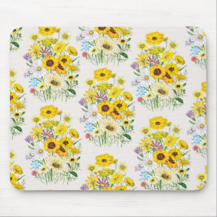 Carnival of flowers mouse pad