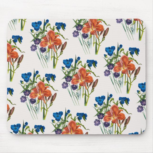 Carnival of flowers mouse pad (Front)