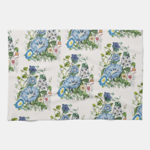 Carnival of flowers tea towel