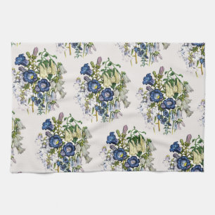 Carnival of flowers tea towel