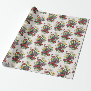 Carnival of flowers wrapping paper