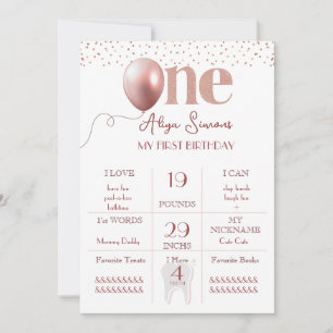 Carnival of Joy First Birthday Invitation