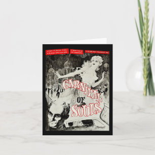 Carnival Of Souls Halloween Monster Poster Horror  Card