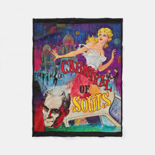 Carnival Of Souls Halloween Monster Poster Horror Fleece Blanket