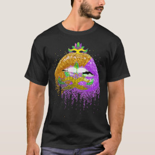 Carnival Party Costume Masquerade Lips Women Gift T-Shirt