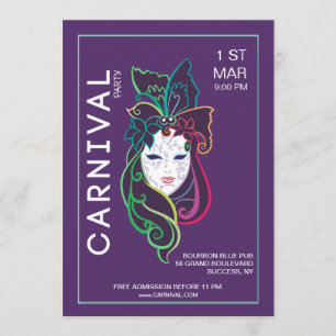 Carnival Party Invitation