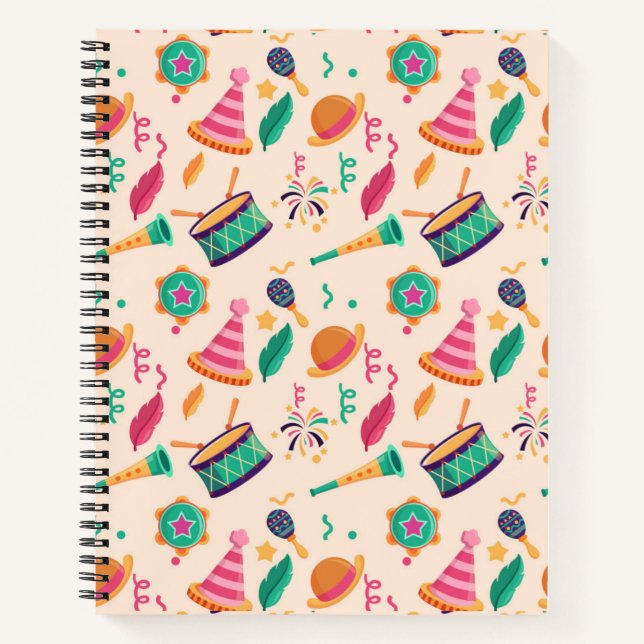 Carnival pattern notebook (Front)