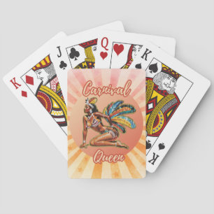 Carnival Queen Caribbean Playing Cards