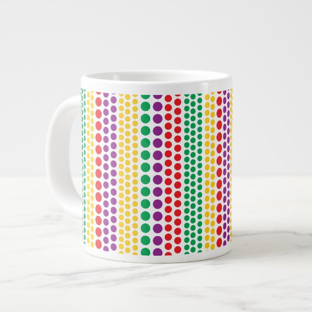 Carnival Rain Polka Dots Speciality Mugs (Front Left)